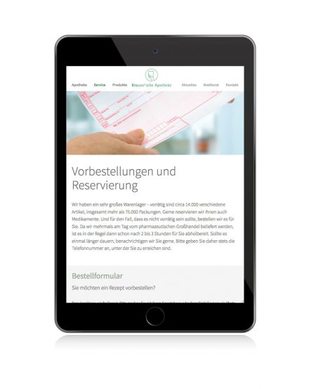 Responsive Website, quintessence-design.de