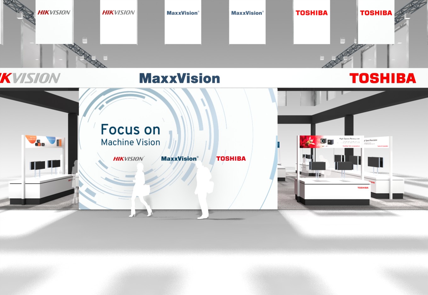 MaxxVIsion, Hikvision, Toshiba Teli, Messegrafik, Vision2018