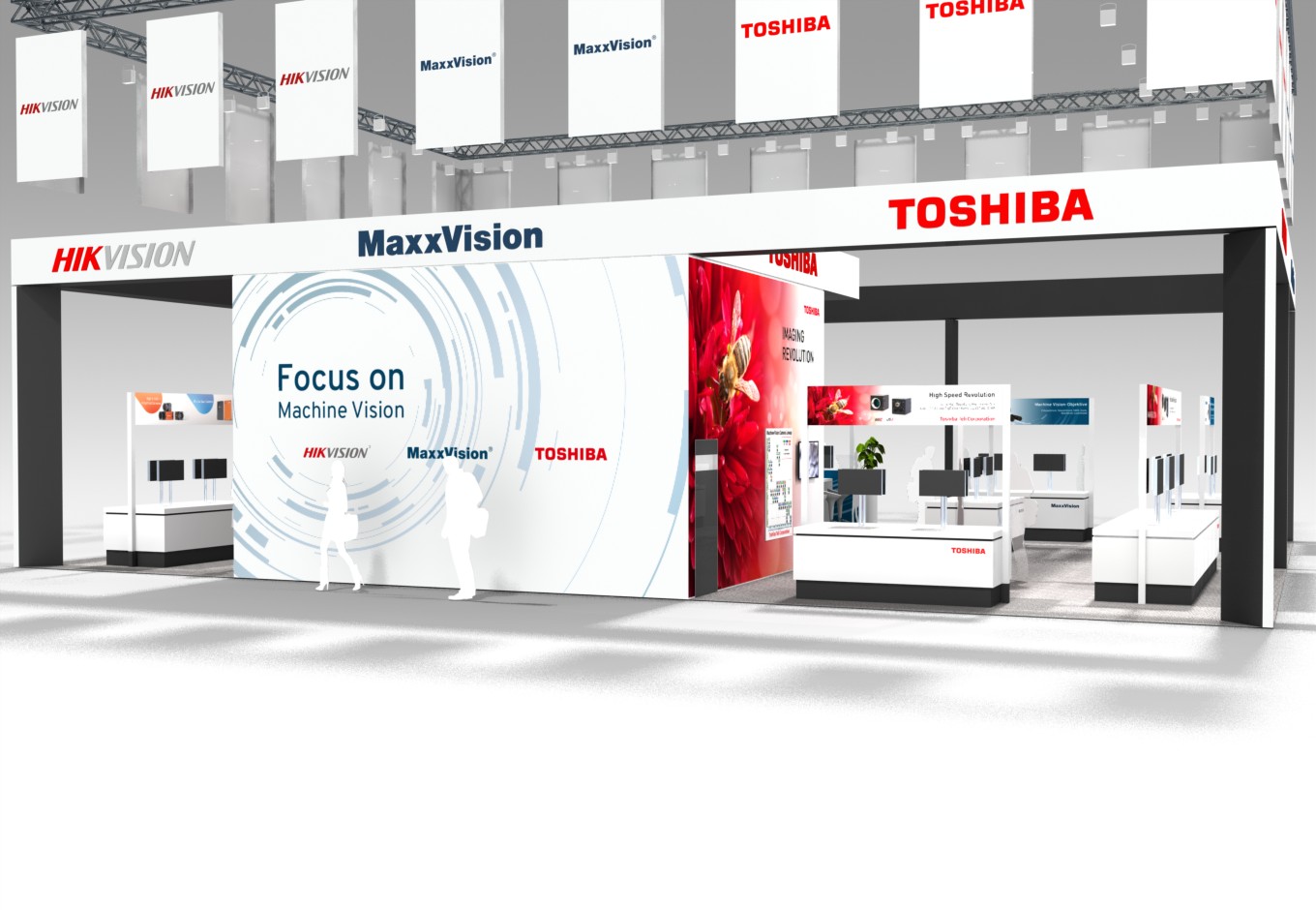 MaxxVIsion, Hikvision, Toshiba Teli, Messegrafik, Vision2018